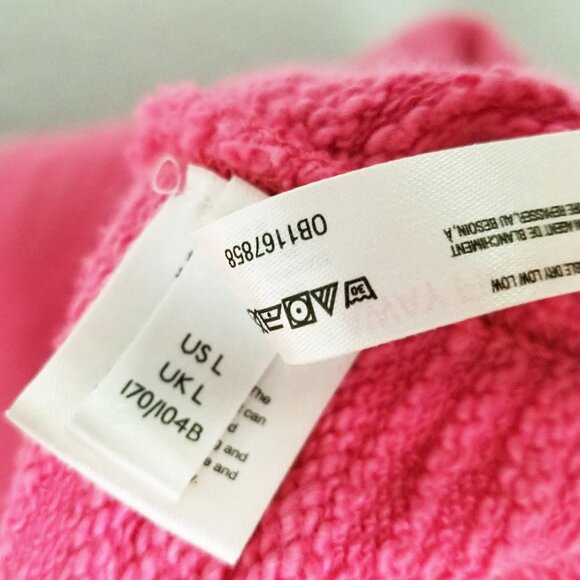 Free People FP Movement Solid Honey Dove Pullover Hoodie in Pink Size L Rare $98 - Picture 10 of 16